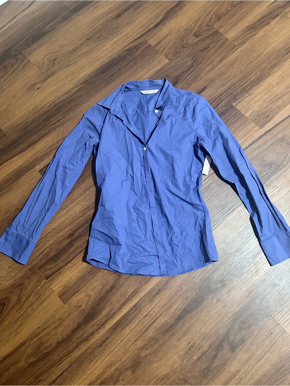 NWT Old Navy Purple-Blue Dress Shirt M Tall